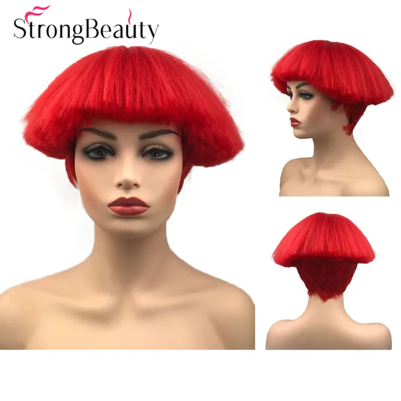 Strongbeauty короткие яки прямые