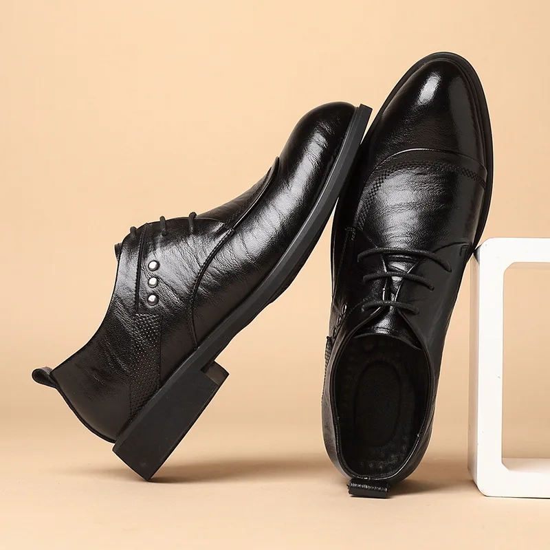 Мужские деловые кожаные туфли - Фотография_3