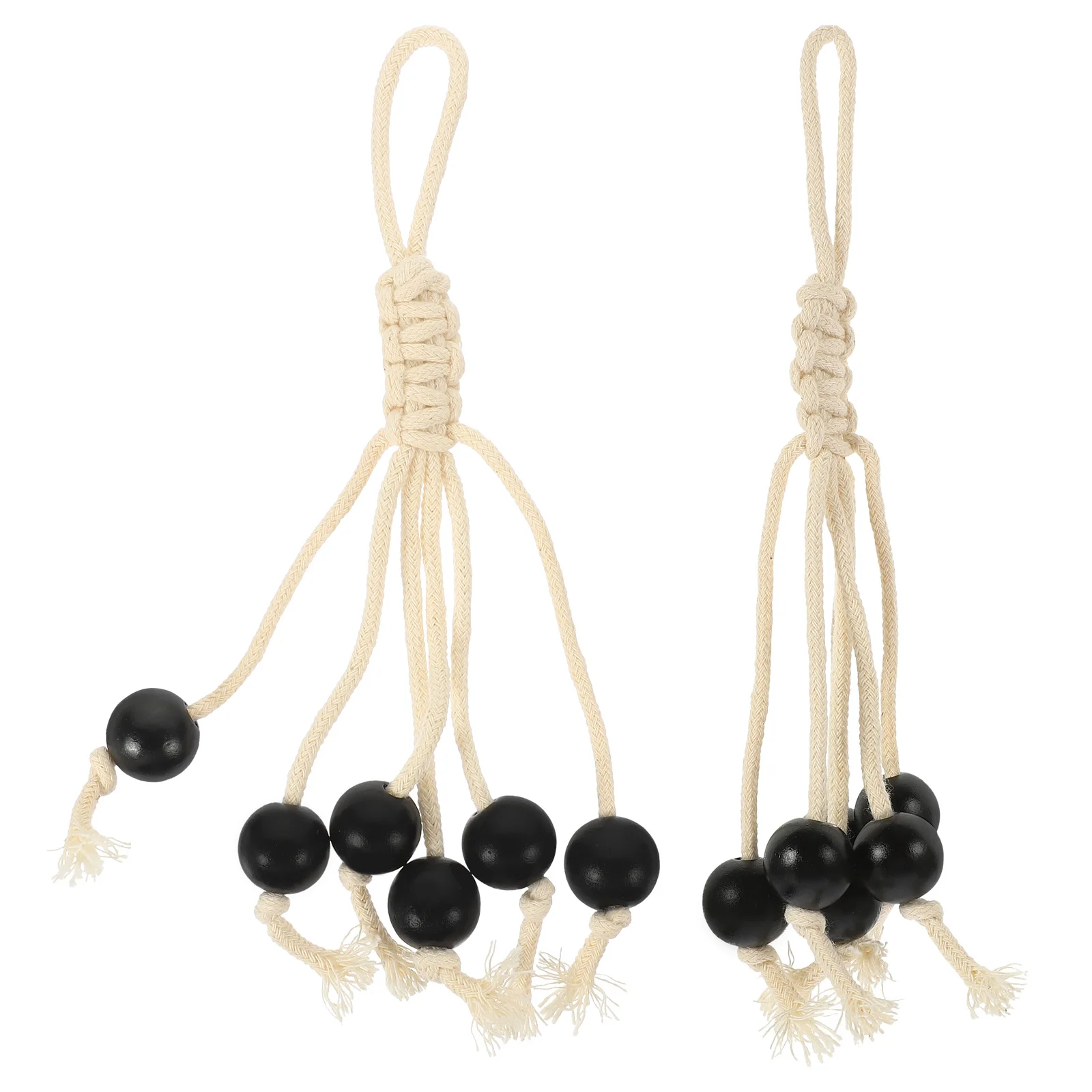 Вешалка ручной работы из хлопчатобумажной веревки и банана - Фотография_2