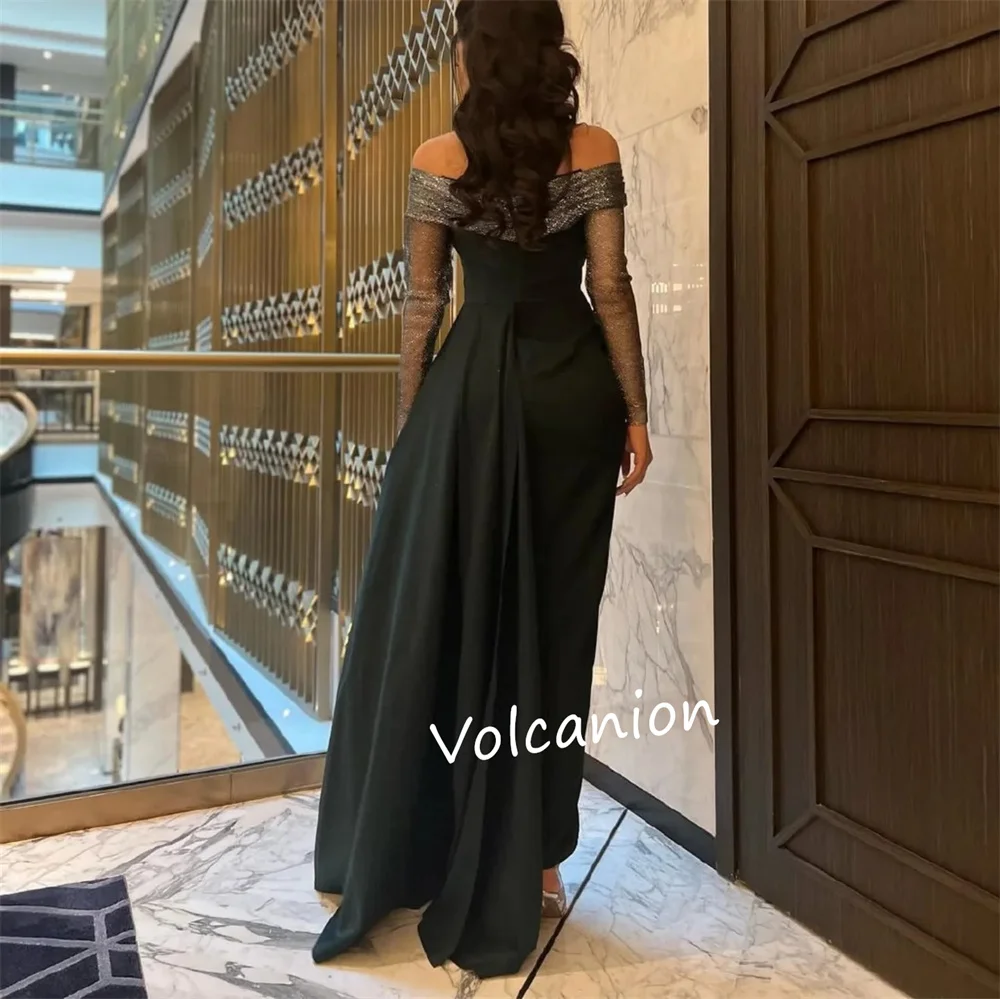 Платье миди со складками из джерси по индивидуальному заказу - Фотография_4