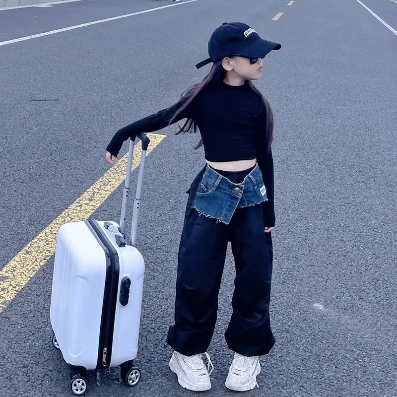 Брюки для девочек в уличном стиле - Фотография_2