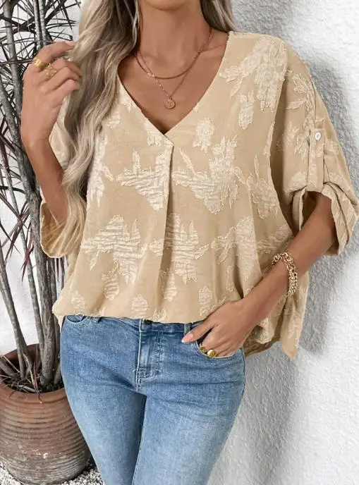 Кружевной жаккардовый топ - Фотография_4