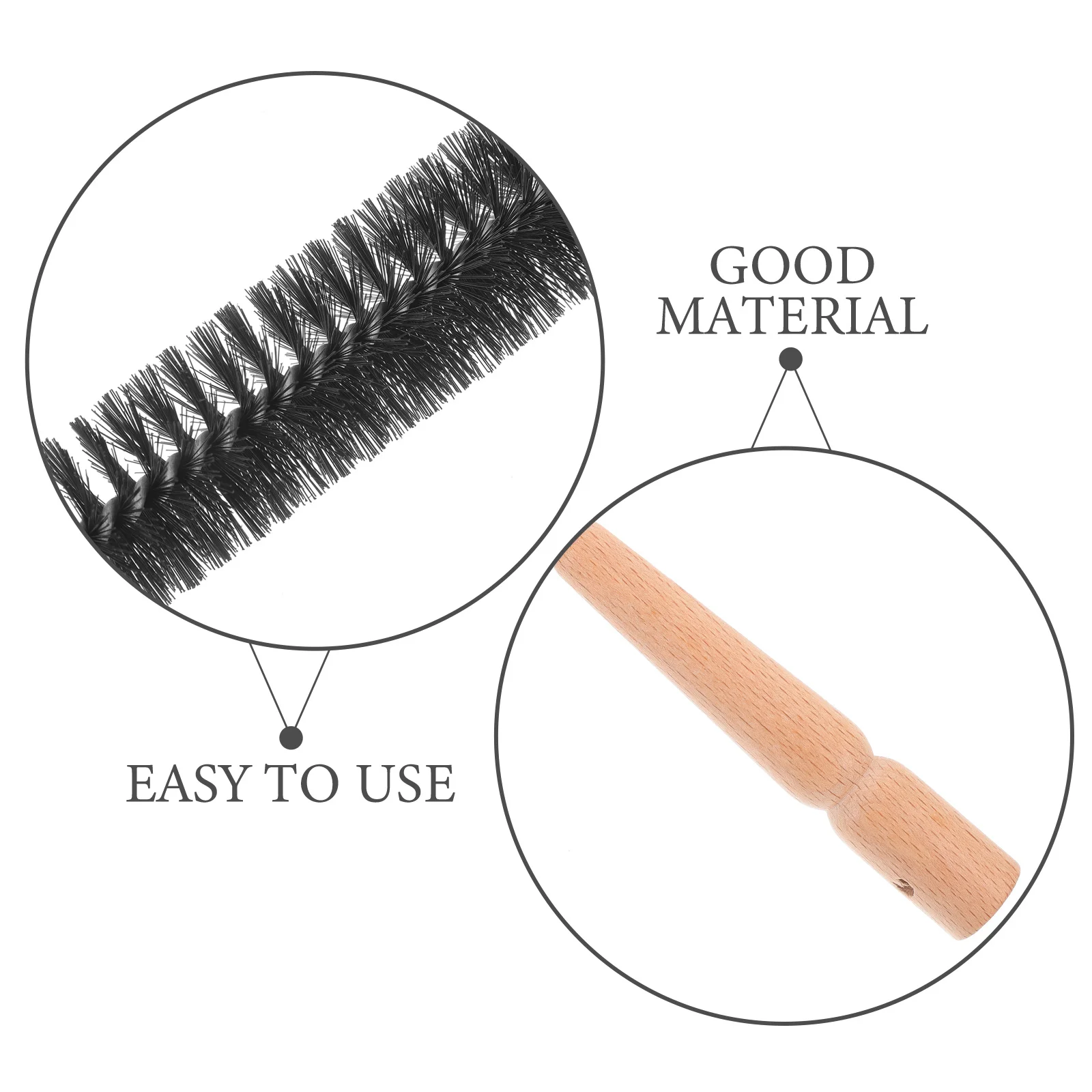 Щетка для ворса с деревянной ручкой - Фотография_3