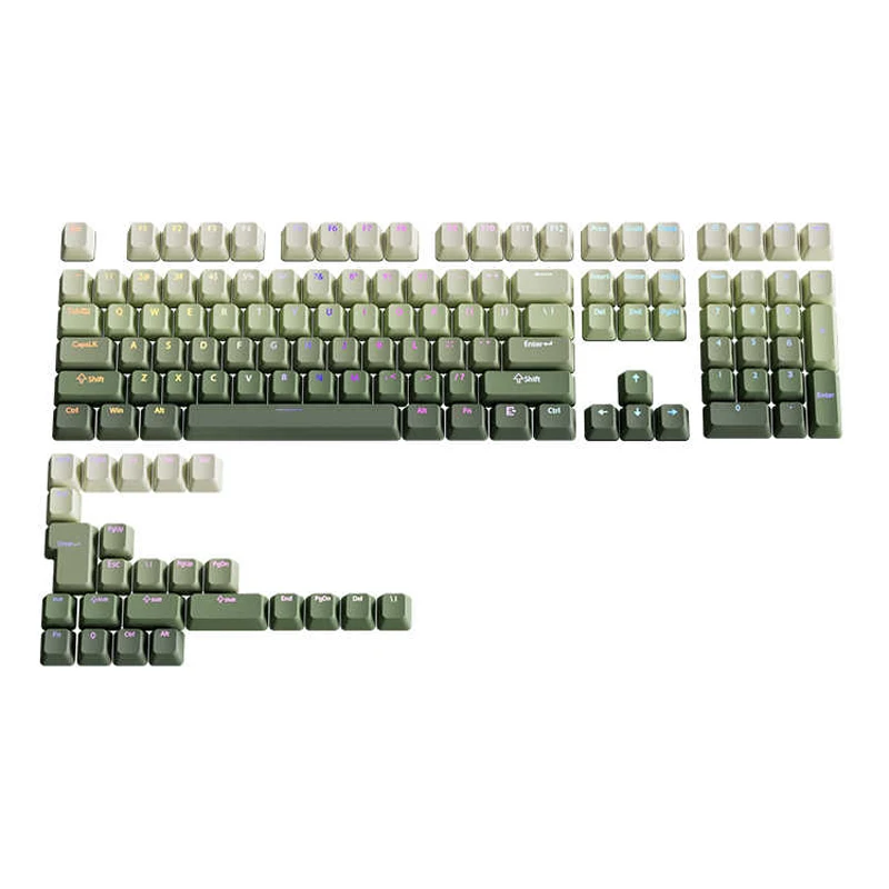 Колпачки клавиш green grape с верхней подсветкой и rgb-подсветкой - Фотография_5