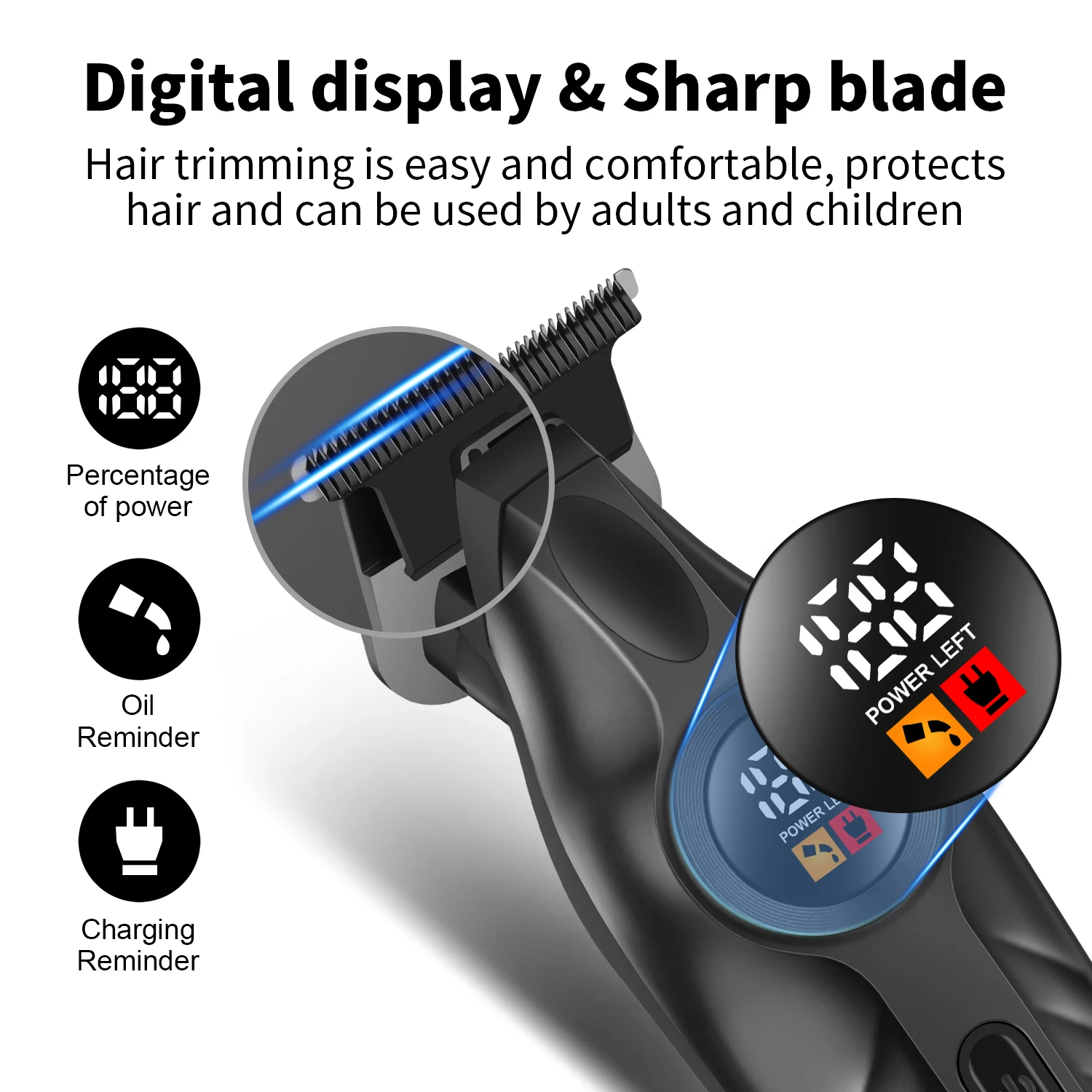 Электрический триммер для волос kemei - Фотография_4