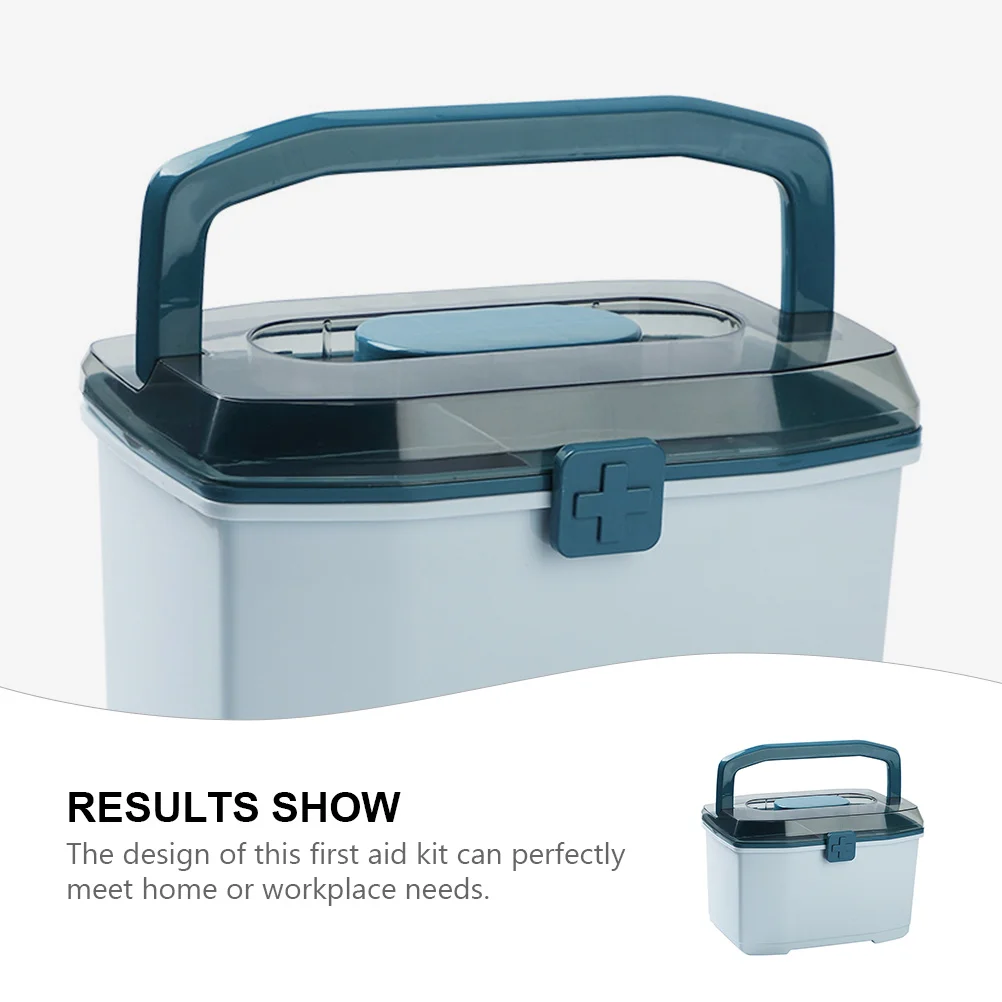 Портативная прозрачная пластиковая аптечка - Фотография_5