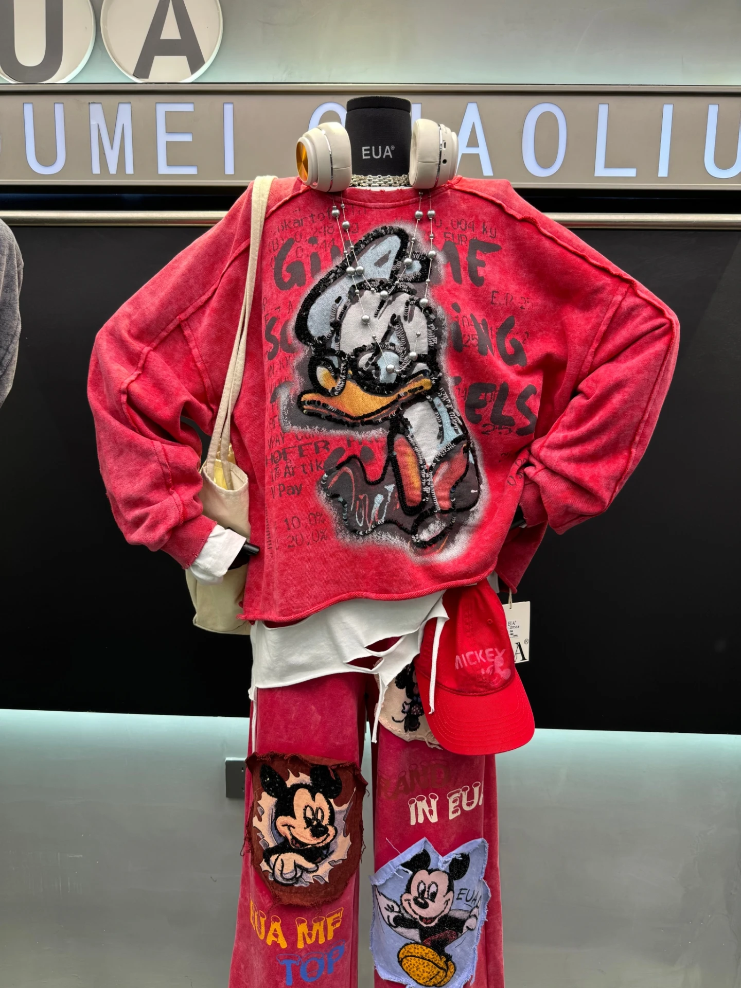 Европейский толстовка с тяжелыми пайетками для женщин - Фотография_4