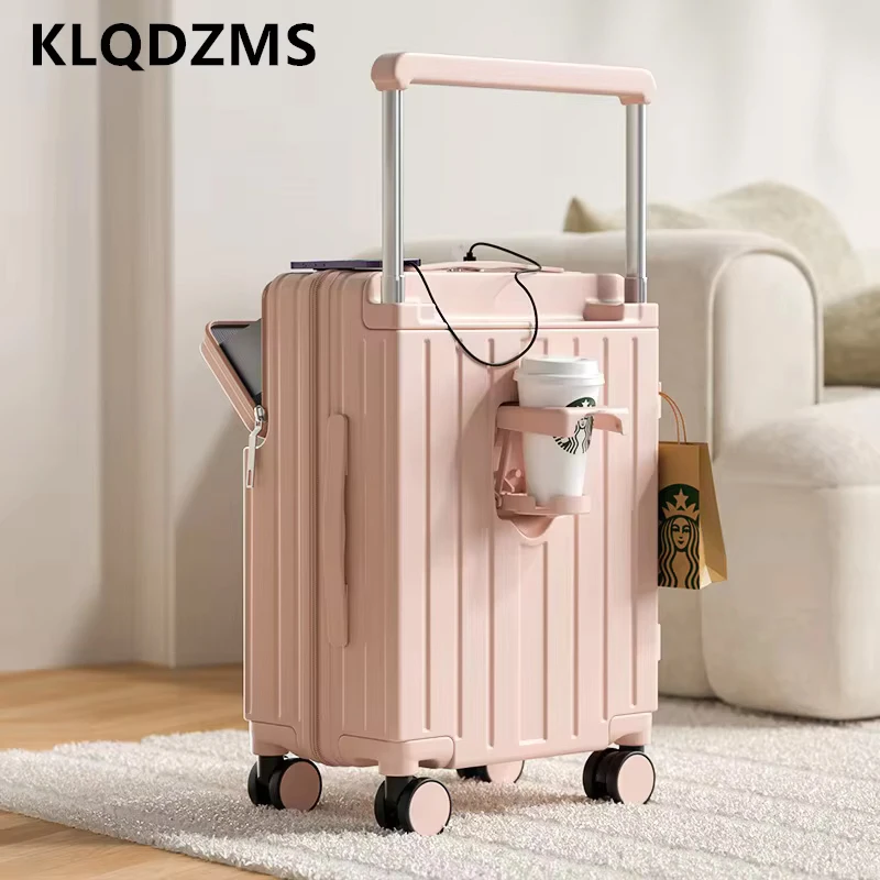 Klqdzms чемодан с зарядкой через usb - Фотография_5