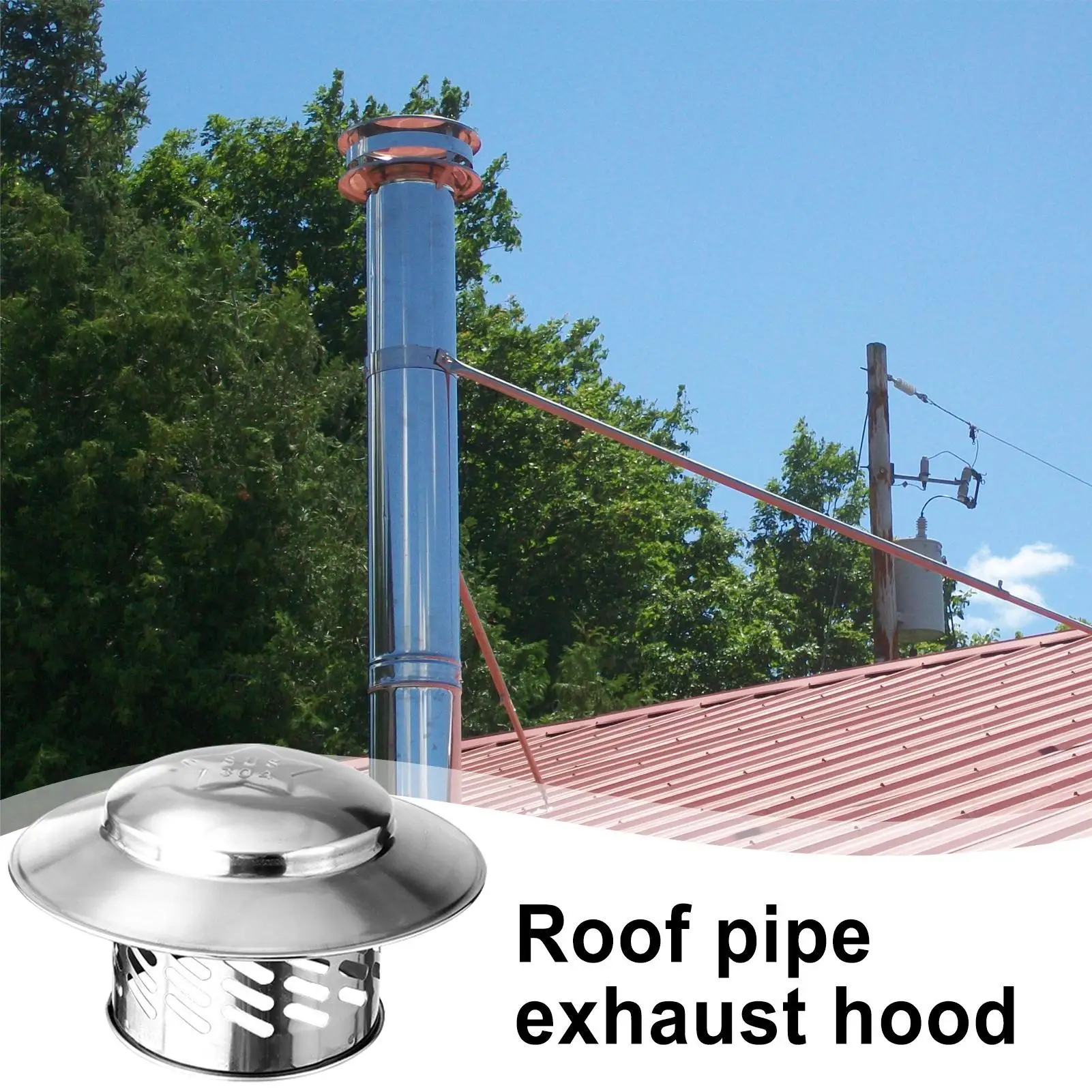 Непромокаемая крышка из нержавеющей стали 304 - Фотография_4