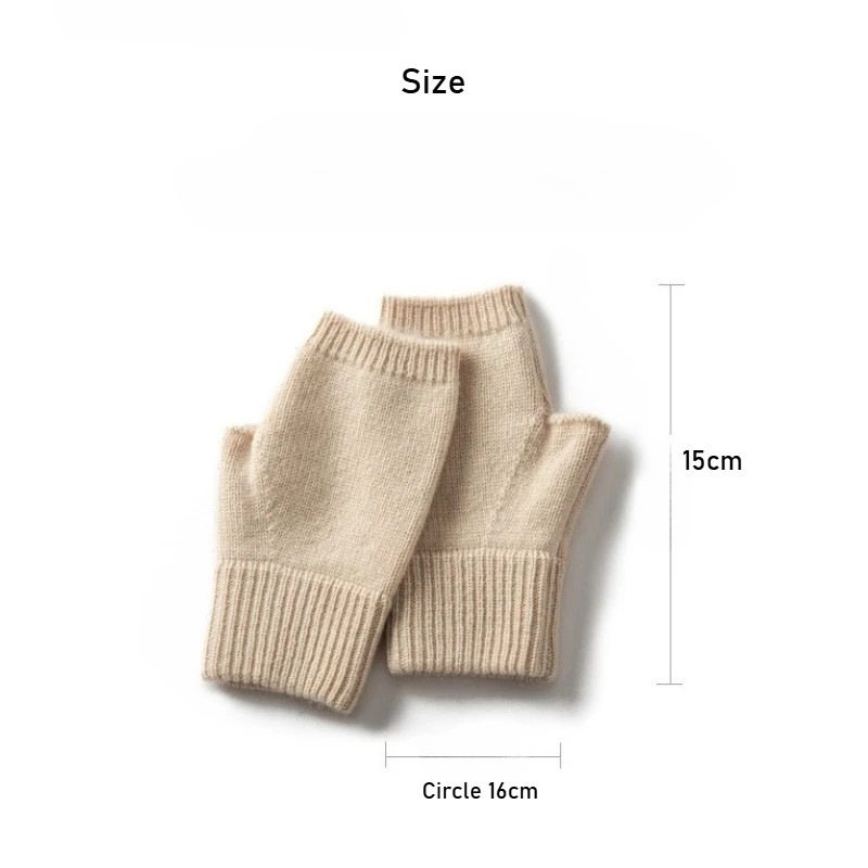 Зимние женские рукавицы из 100% мериносовой шерсти - Фотография_6