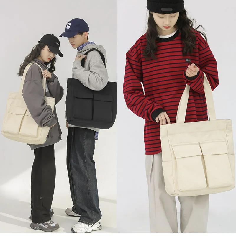 Японская эстетическая темная сумка-мессенджер в стиле харадзюку - Фотография_3