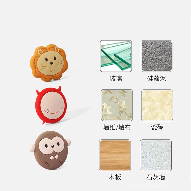 Мультяшная силиконовая дверная ручка - Фотография_5