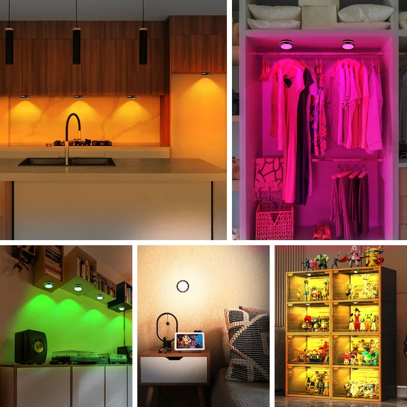 Ультратонкий rgb круглый usb-гардероб - Фотография_6