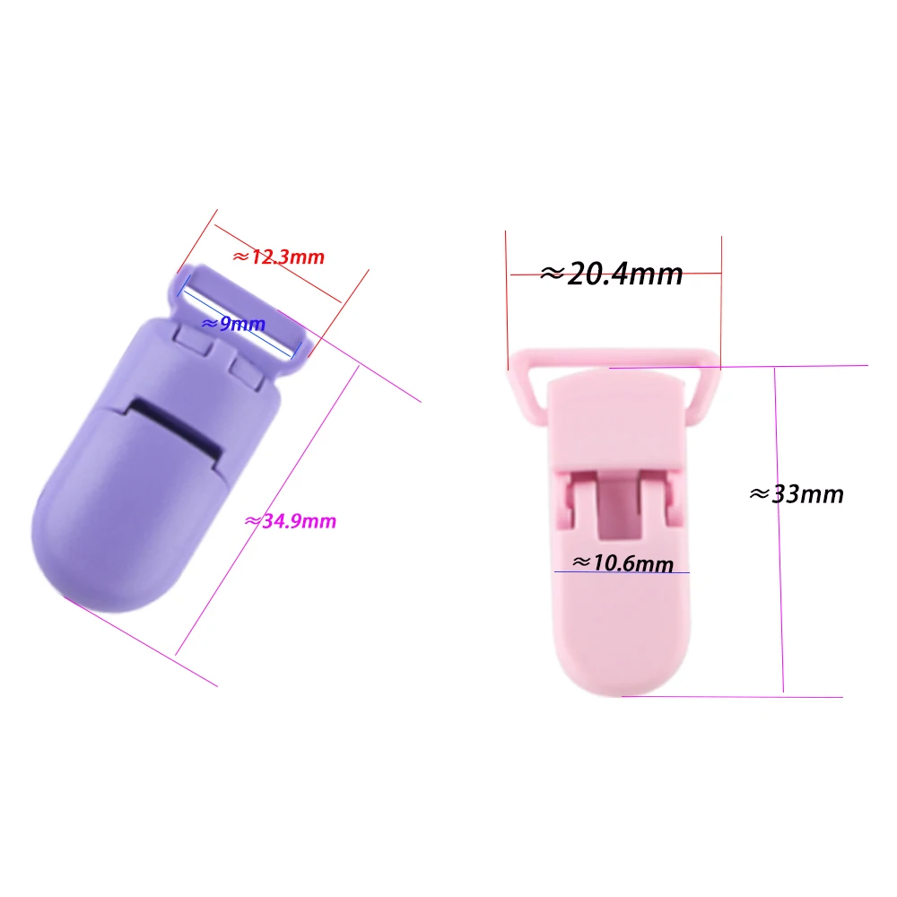 Пластиковые цветные зажимы diy