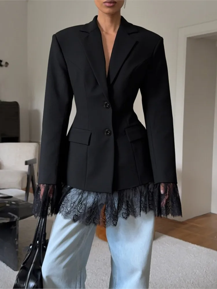 Элегантный кружевной пиджак
