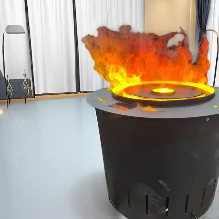 3dr 500 мм круглый паровой внутренний декоративный камин для вечеринки - Фотография_5