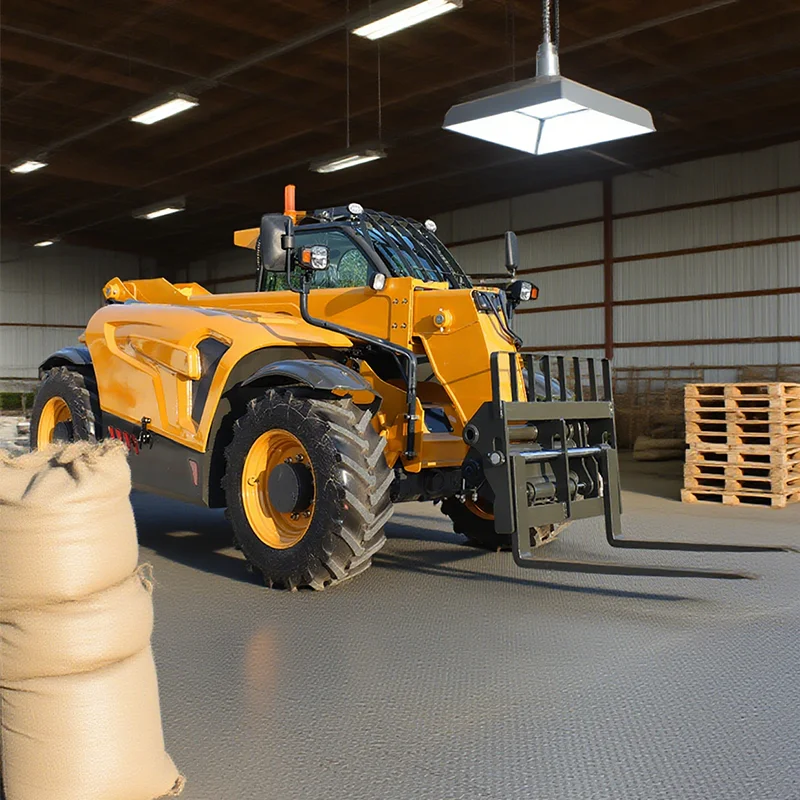Высококачественный телескопический колесный погрузчик с 4wd boom