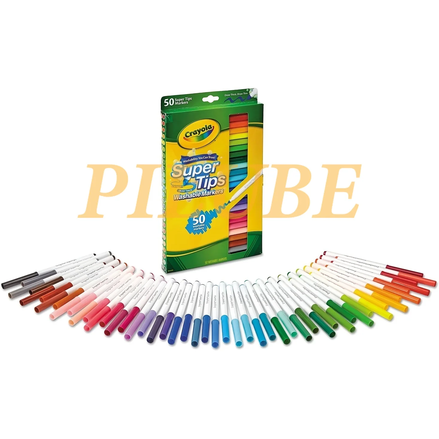 Моющиеся маркеры crayola super tips для детей - Фотография_3