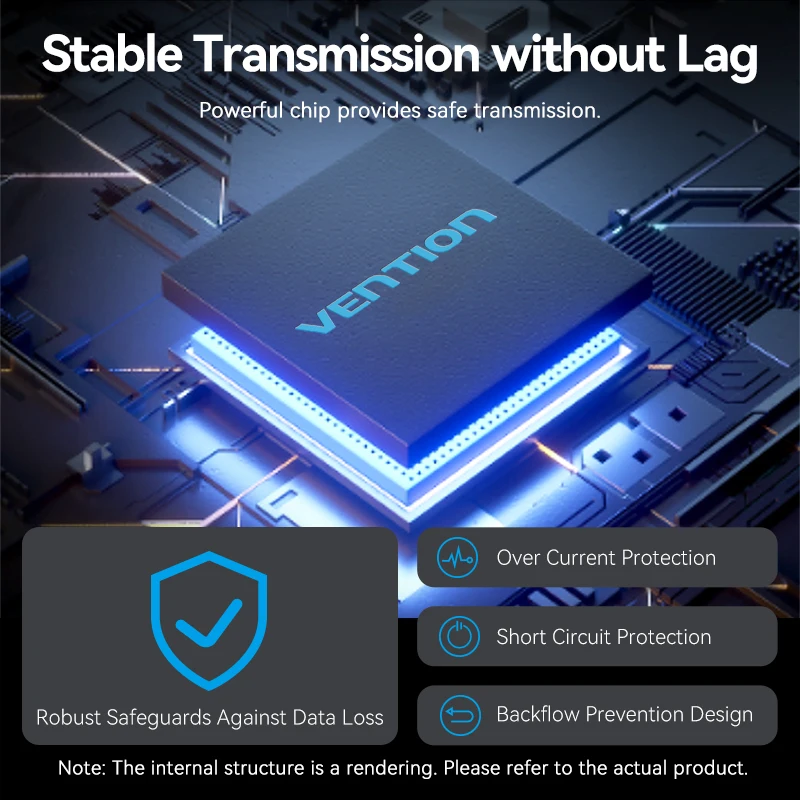 Vention usb 3.2 gen2 hub 5 портов - Фотография_4