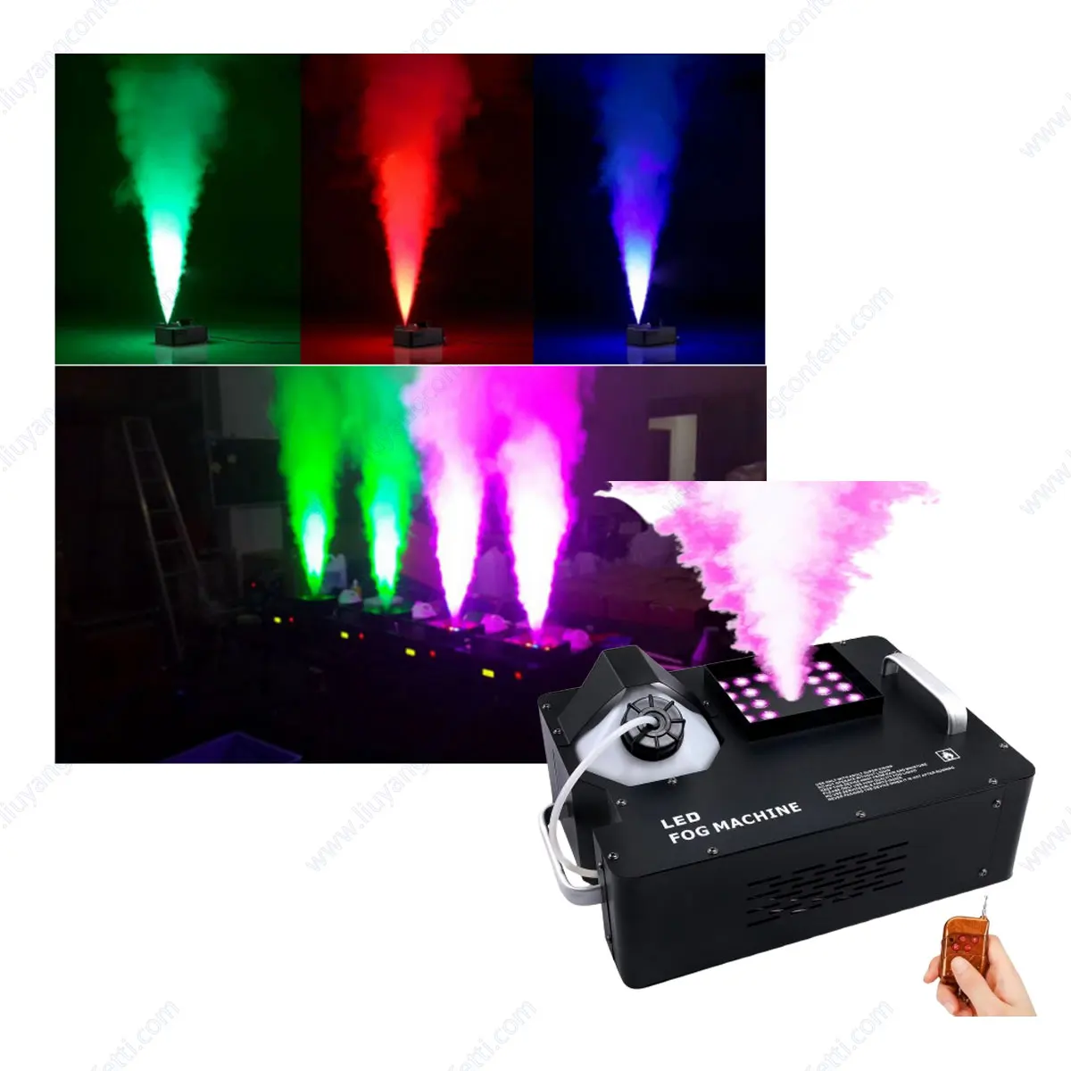 Fog machine rgb 3in1 24led вертикальная - Фотография_6