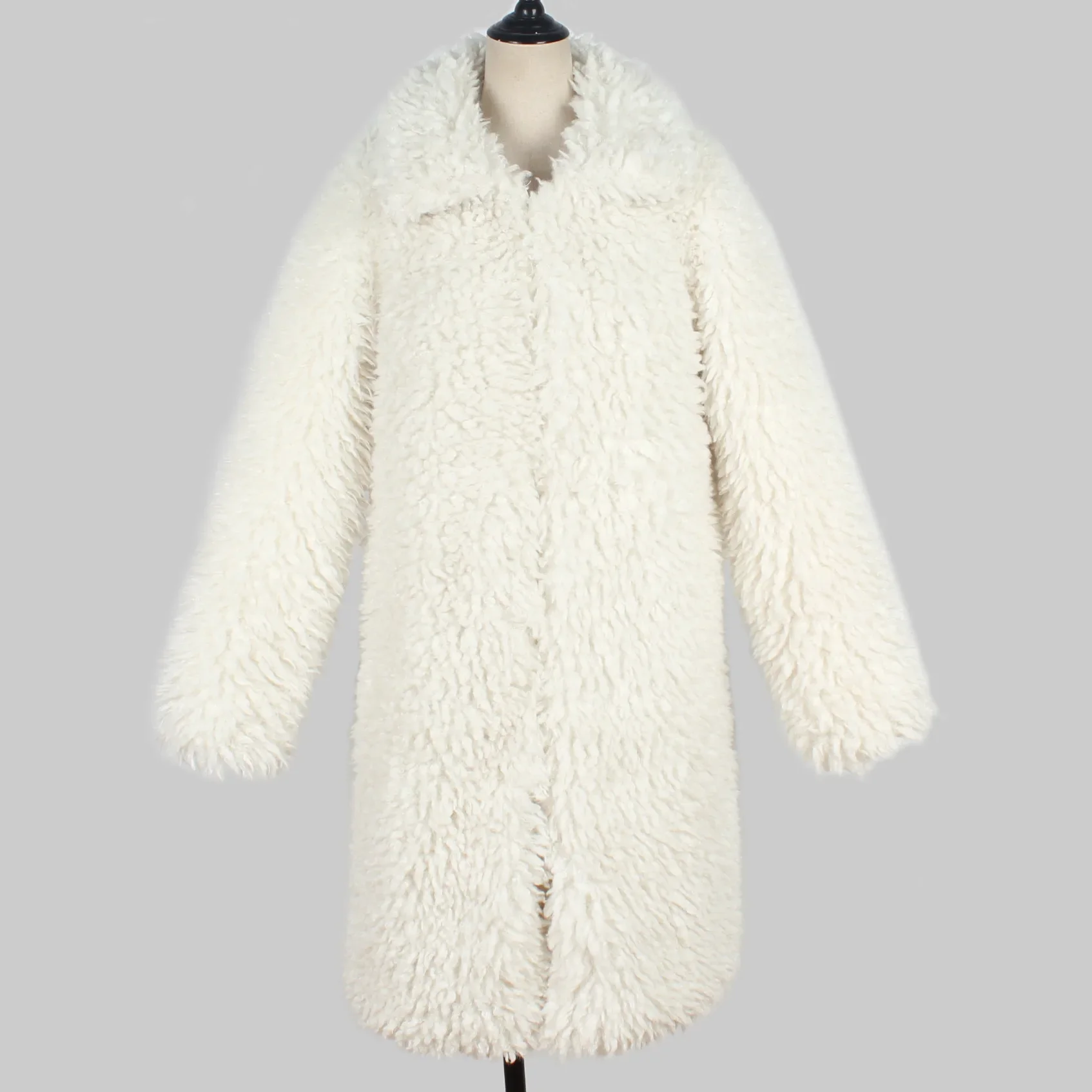 Y2k пальто из искусственного меха - Фотография_5