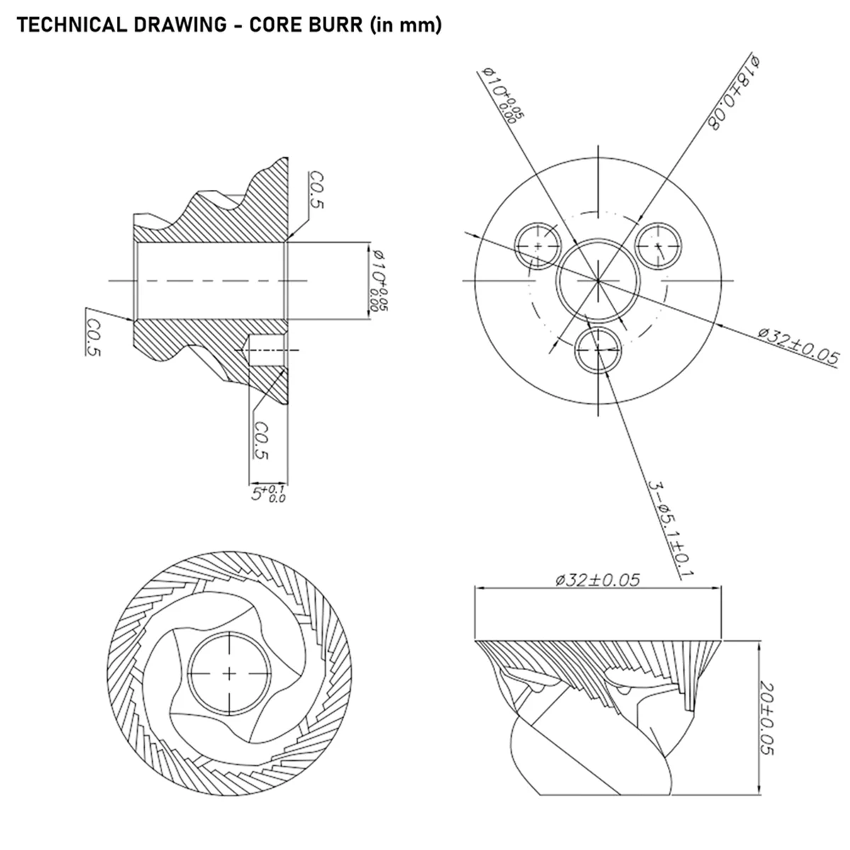 Сменный набор заусенцев для конической - Фотография_3