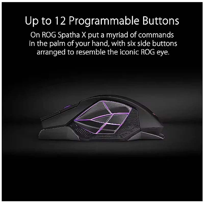 Беспроводная игровая мышь asus rog spatha x