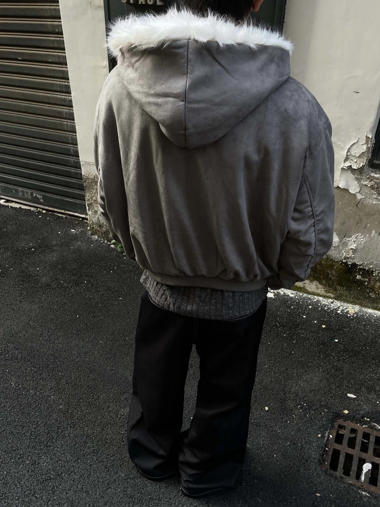 Американская ретро уличная модная трендовая куртка - Фотография_5