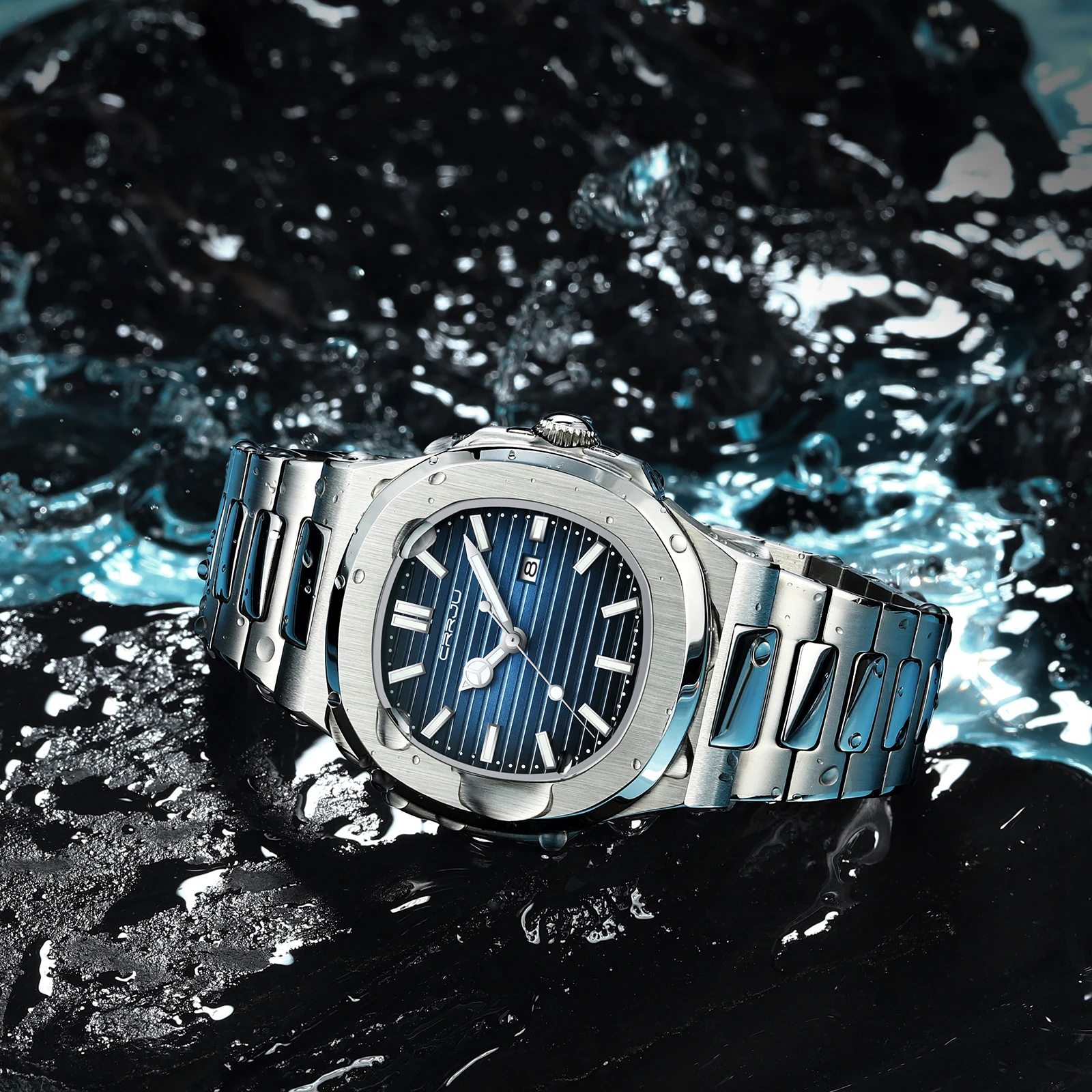 Часы наручные crrju мужские кварцевые - Фотография_2