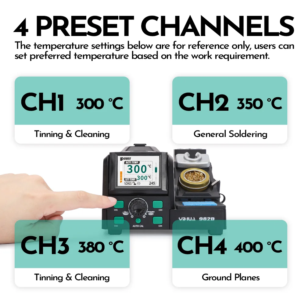 Паяльная станция yihua 982d 2s - Фотография_4