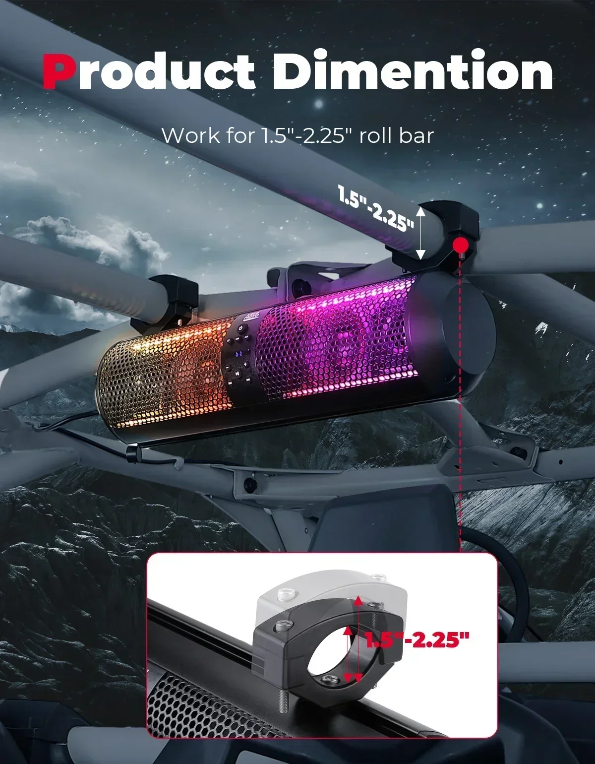 Динамики с дистанционным управлением utv bluetooth 1 - Фотография_6