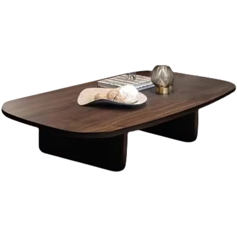 Журнальный столик из цельного дерева в скандинавском стиле в стиле ретро - Фотография_5