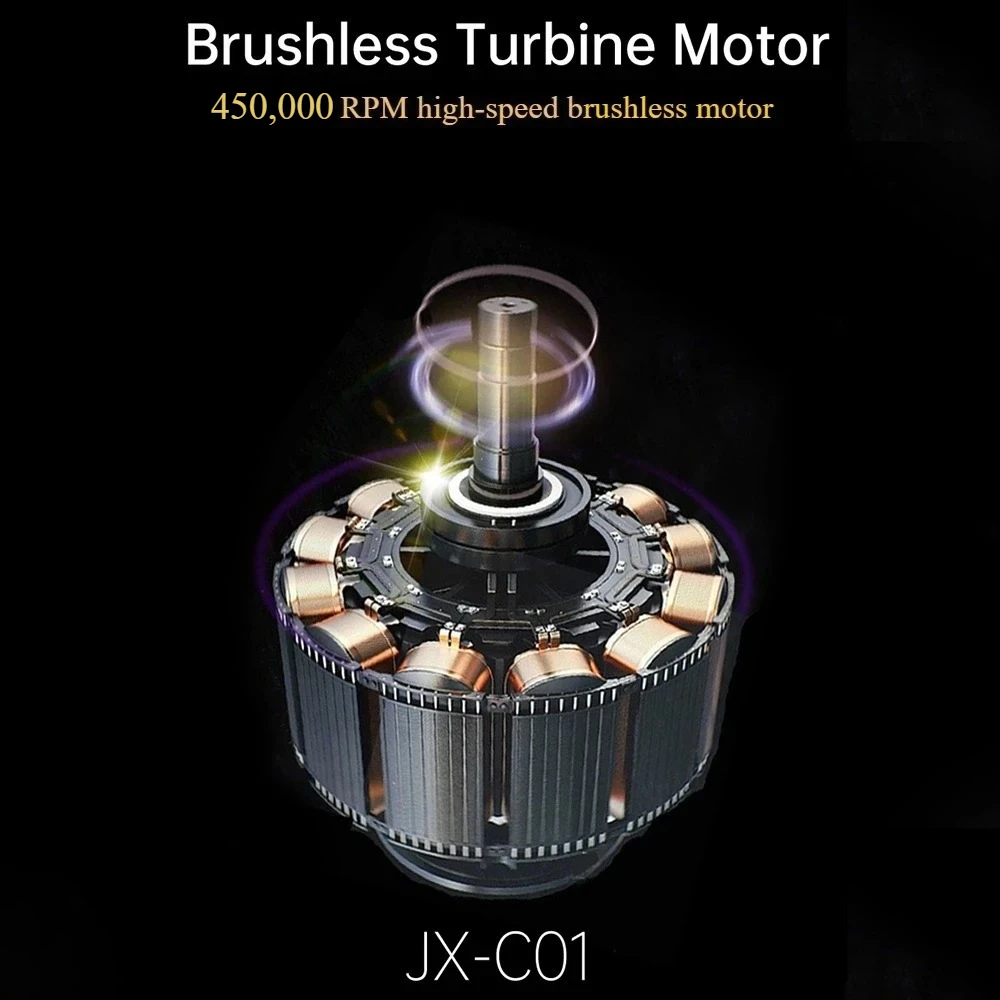 Ручной мини-турбореактивный вентилятор 450000 об/мин - Фотография_3