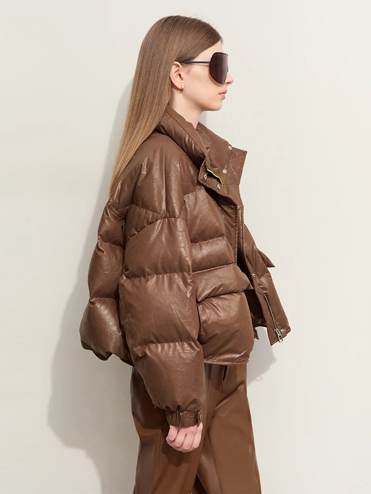 Amii минималистичный женский пуховик 2024 - Фотография_2