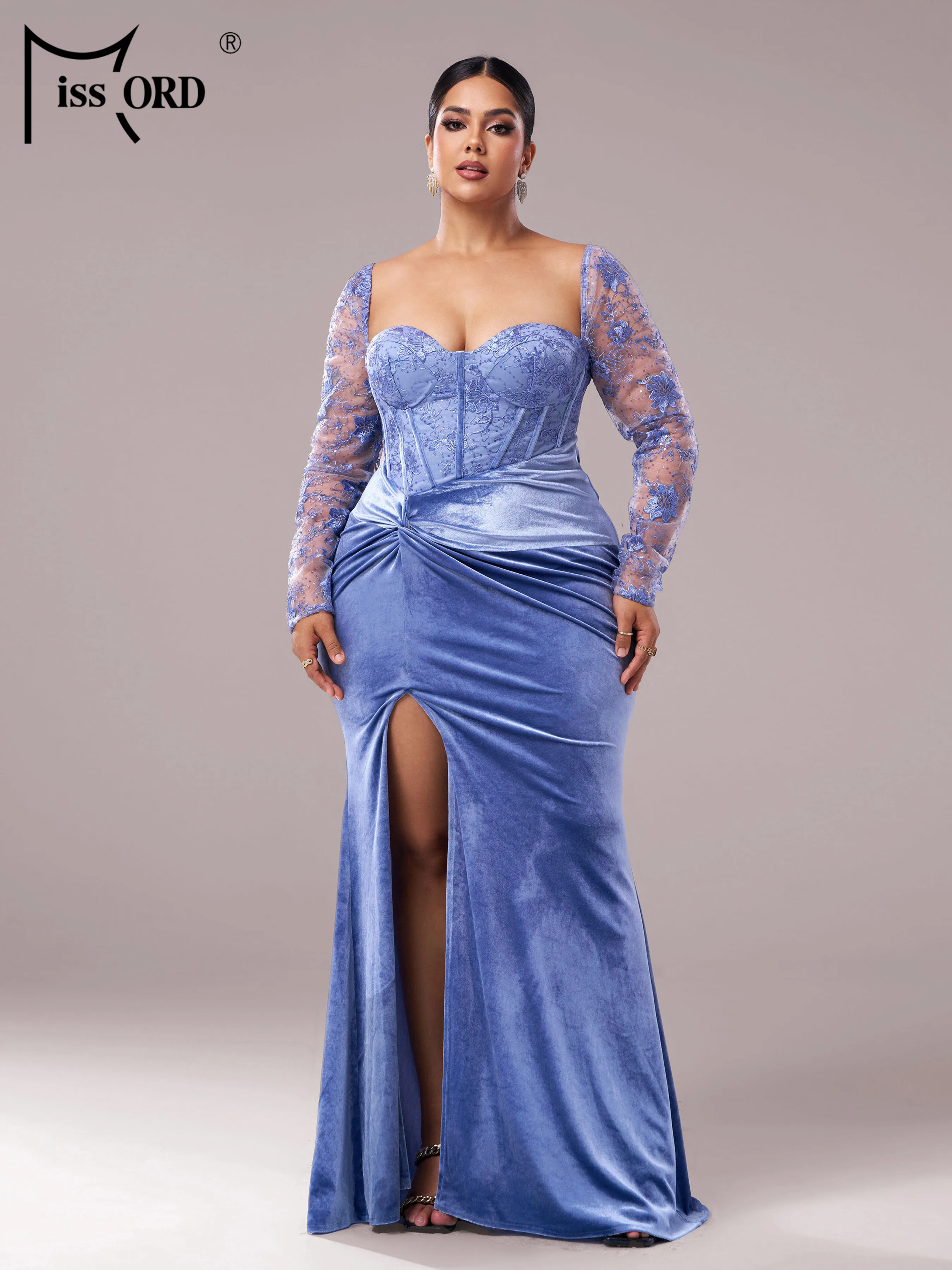 Missord blue, новые бархатные элегантные - Фотография_6