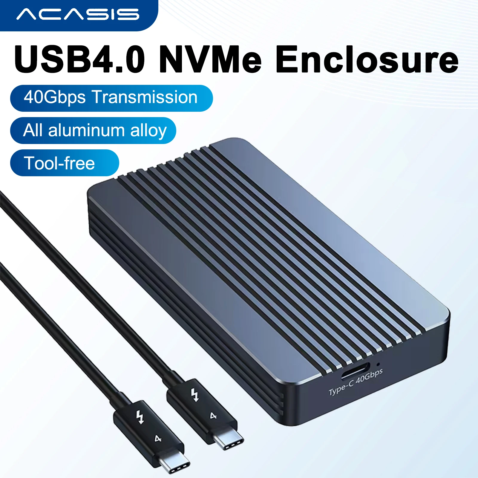 Корпус ssd acasis 40 гбит/с usb 4
