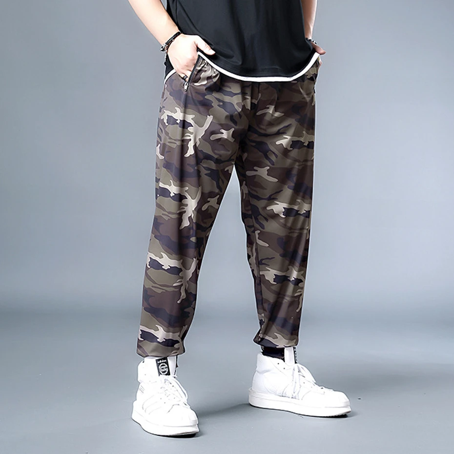 Камуфляжные брюки-джоггеры - Фотография_4