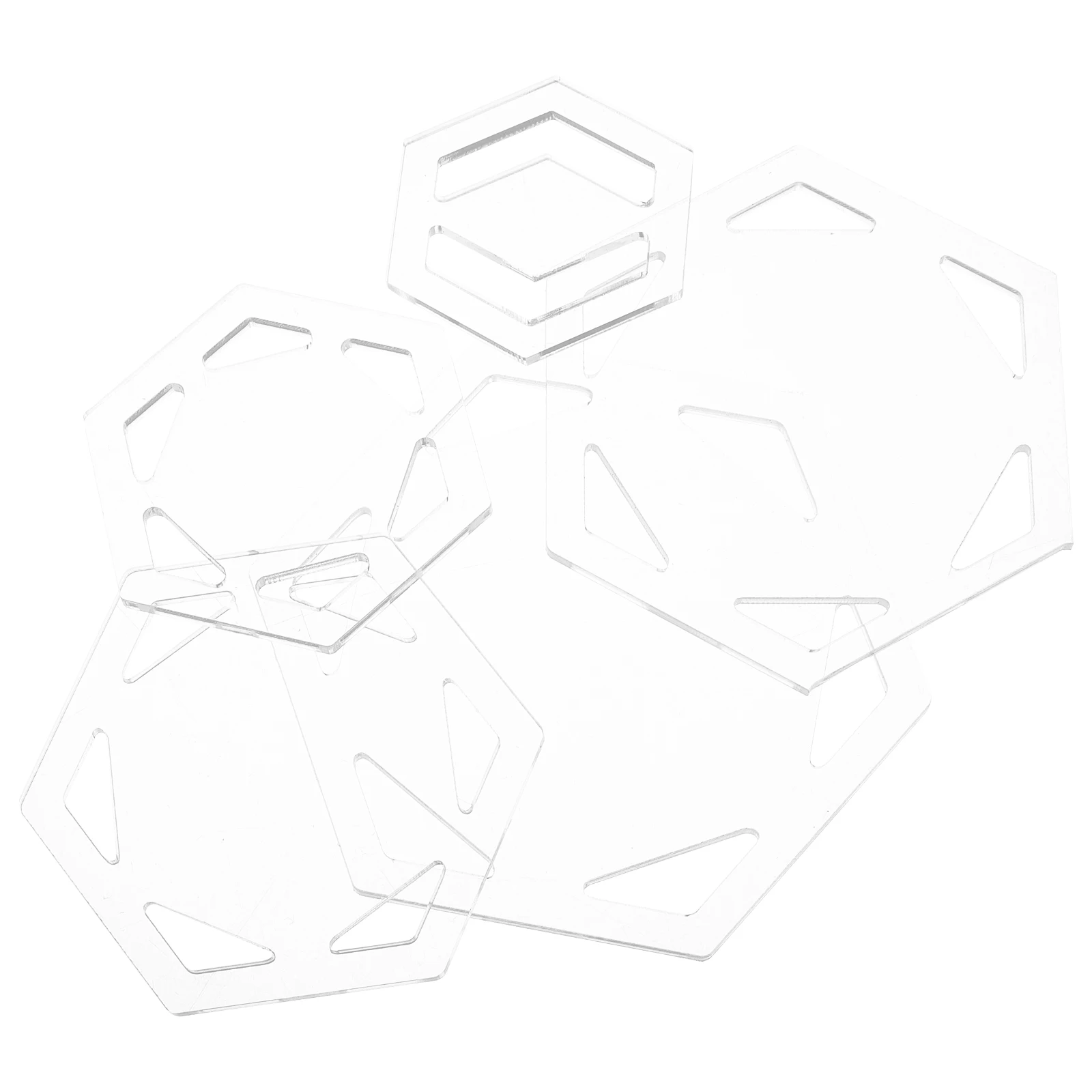 Акриловые шестиугольные шаблоны для квилтинга