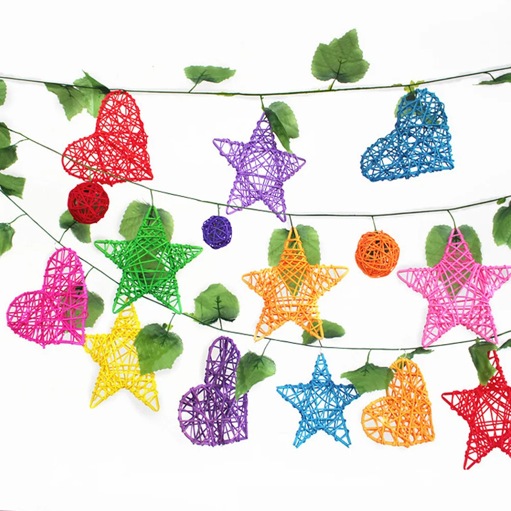 Плетеная звезда, подвесной декор, - Фотография_6