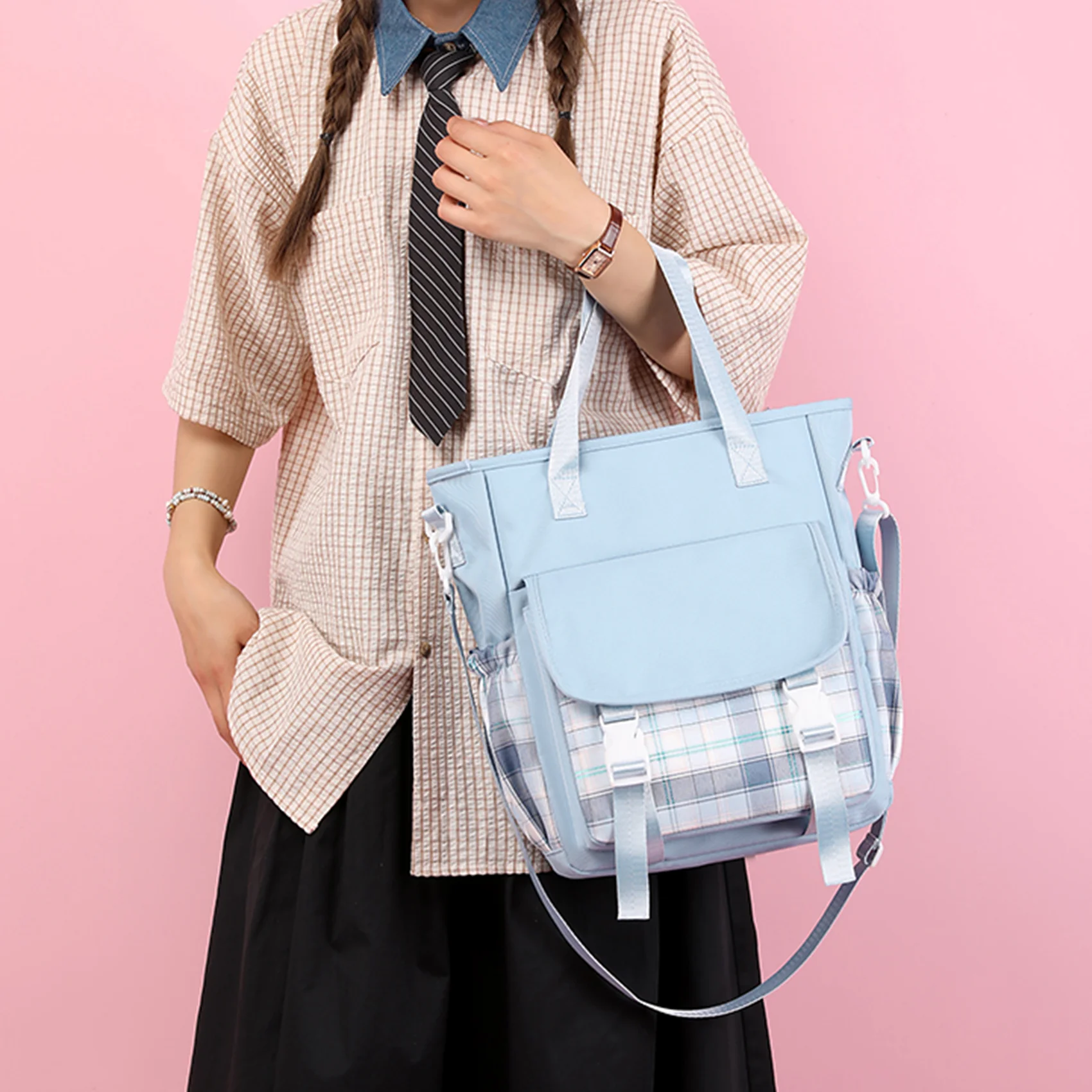 Kuromi студенческая сумка для девочек - Фотография_5