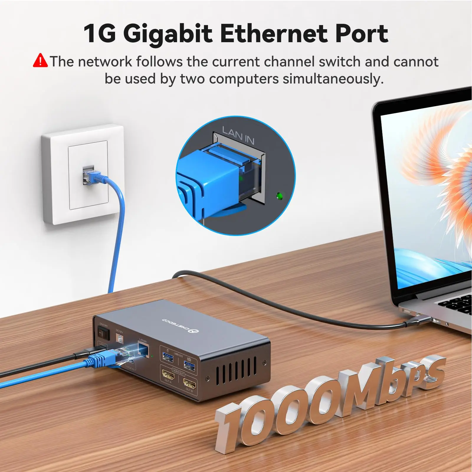 Kvm-переключатель usb c - Фотография_5