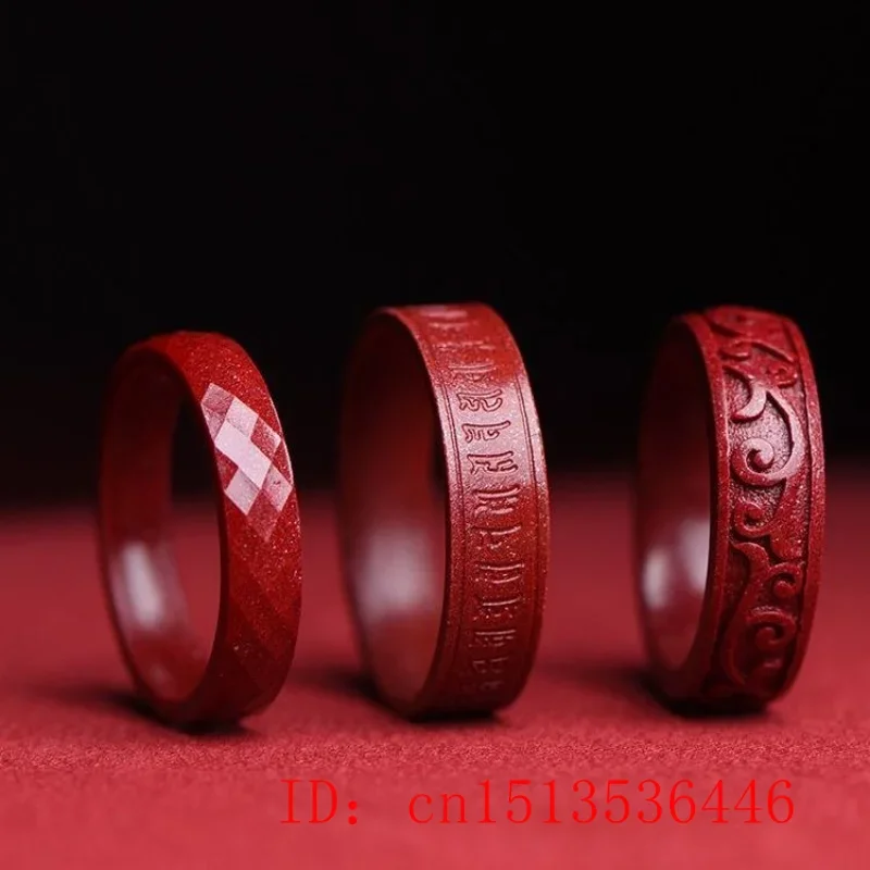 Натуральное аутентичное кольцо cinnabar - Фотография_2