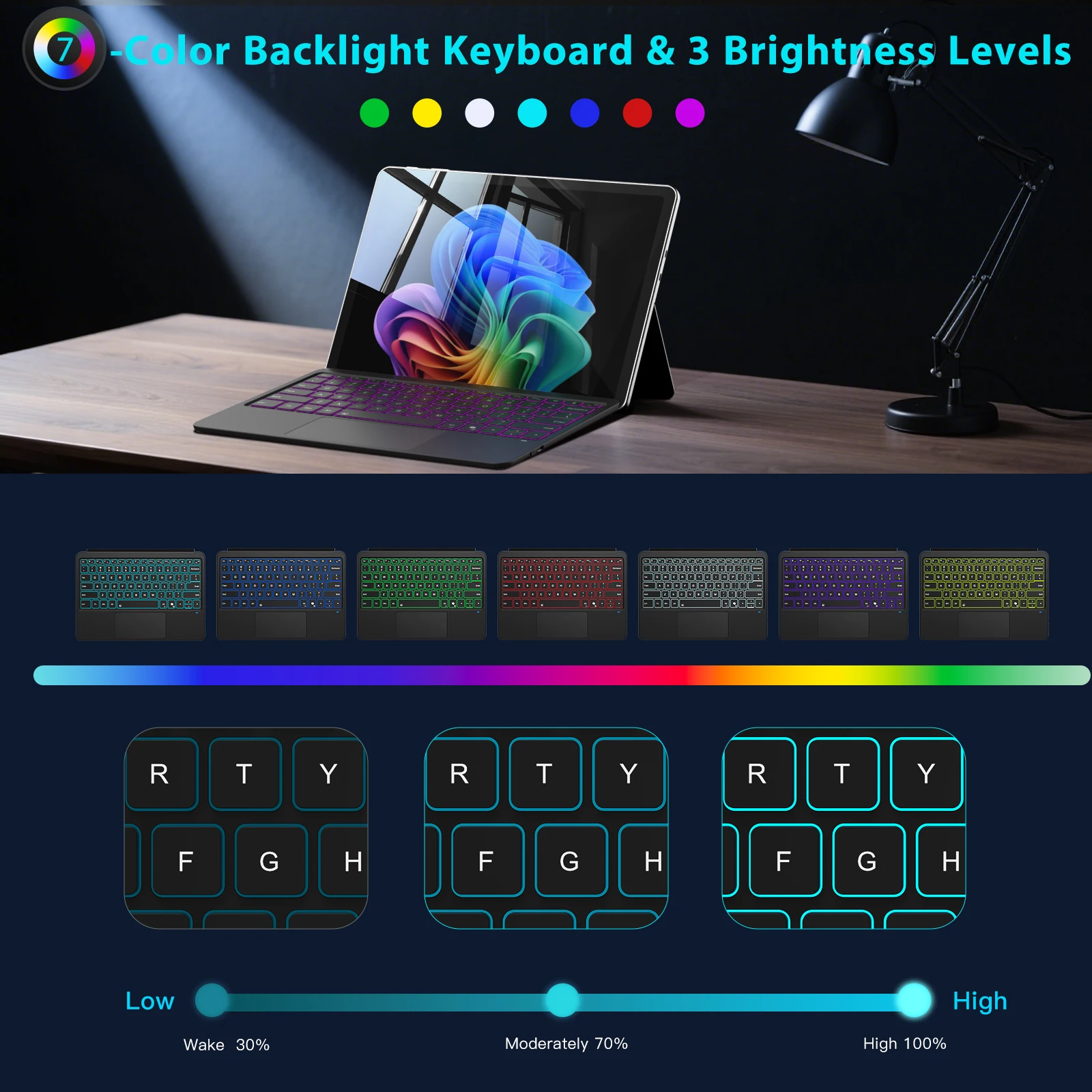 Клавиатура moko с сенсорной панелью для microsoft surface pro - Фотография_4