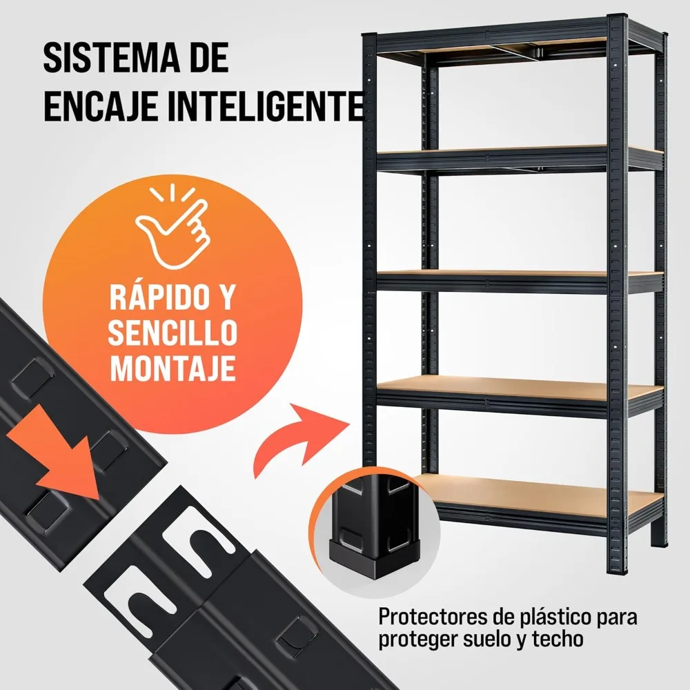 2x estanter content metálicas 180x90x40см - Фотография_3