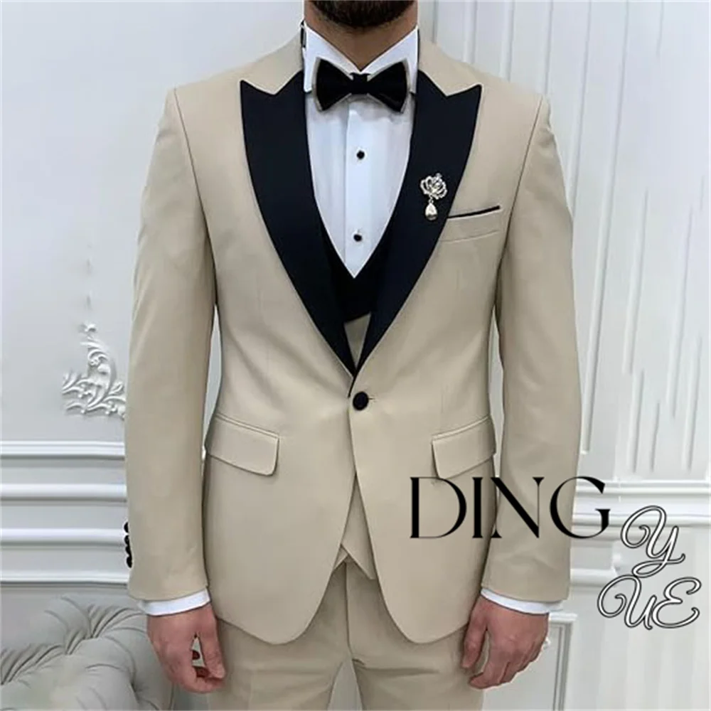 Мужские костюмы для смокинга из 3 предметов - Фотография_3