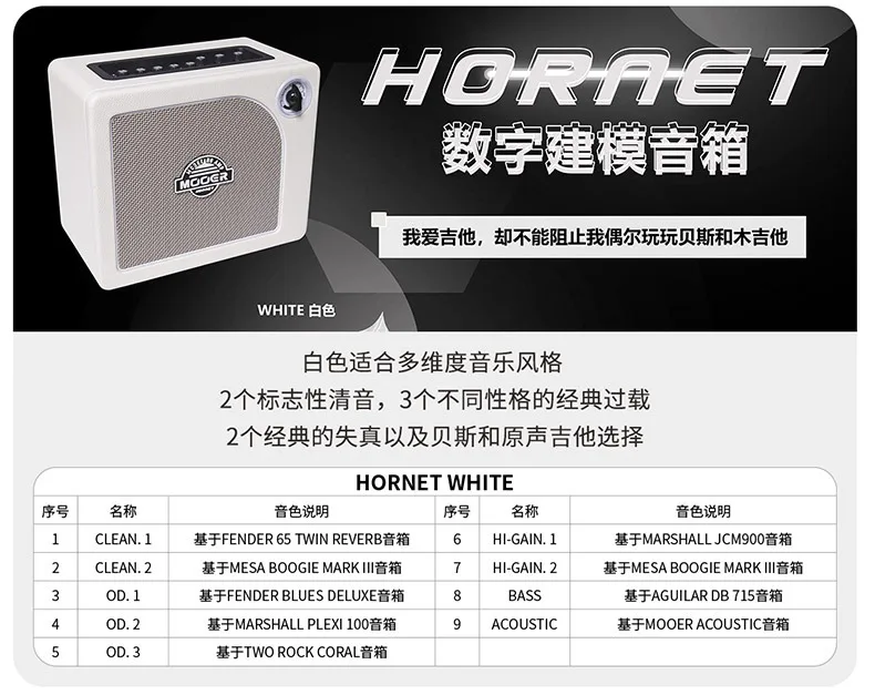 Mooer hornet 15i электрогитара - Фотография_6