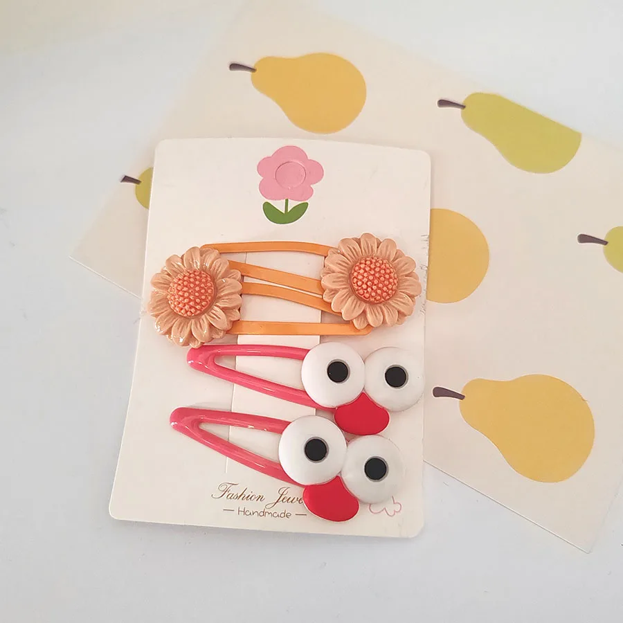 Милый цветок bb, боковые заколки - Фотография_5