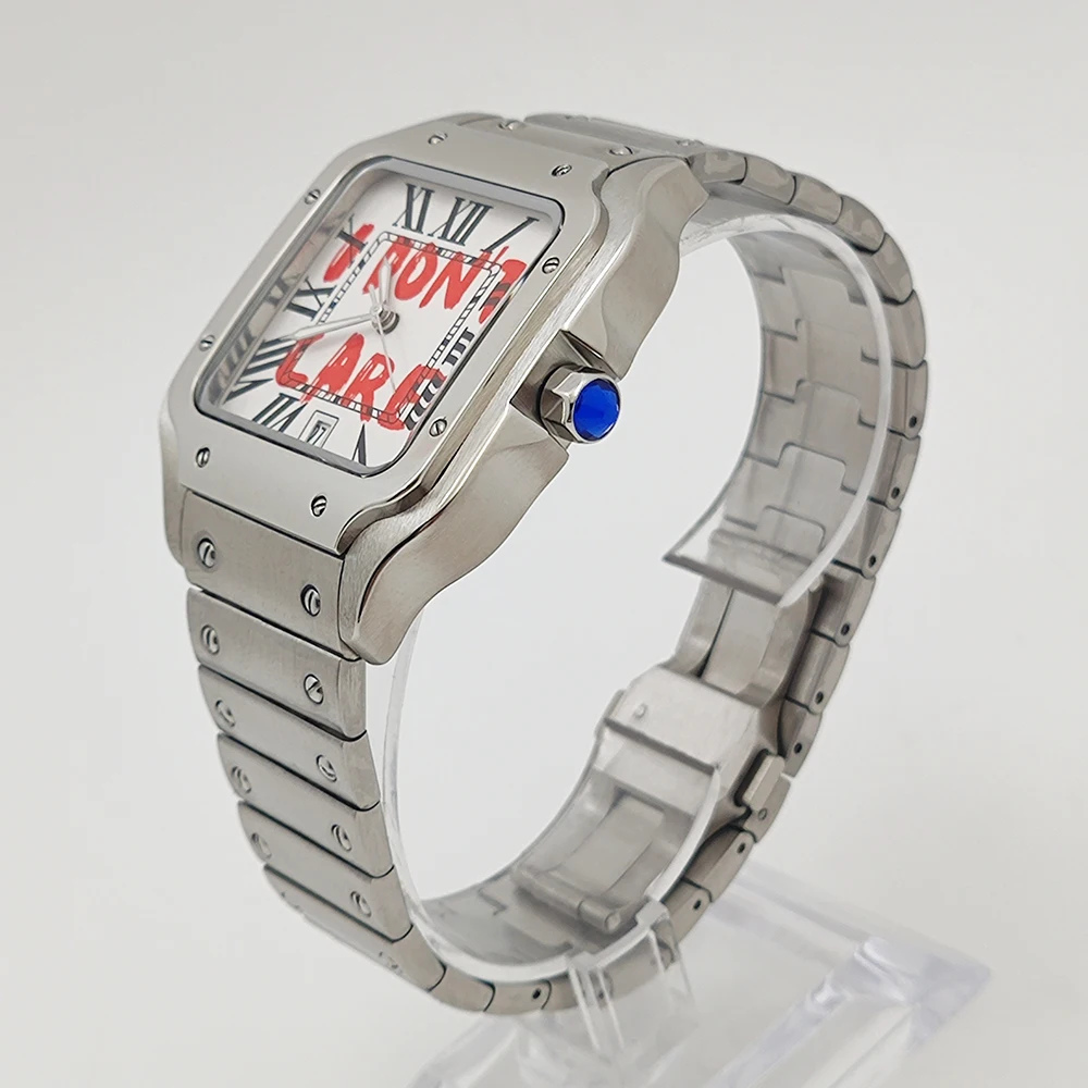 Nh35 квадратные часы time is money - Фотография_4