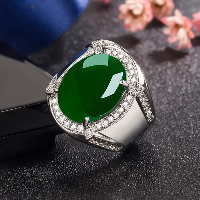 Роскошное мужское кольцо huisept из серебра 925 пробы - Фотография_4