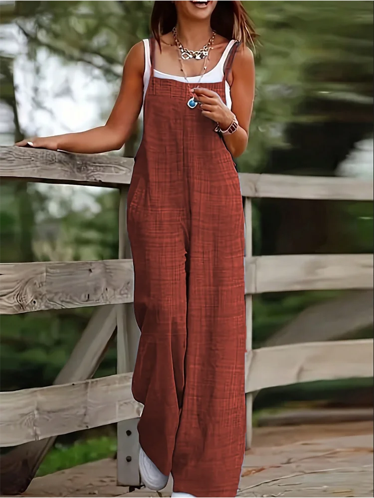 Luźny kombinezon damski casual - Фотография_6